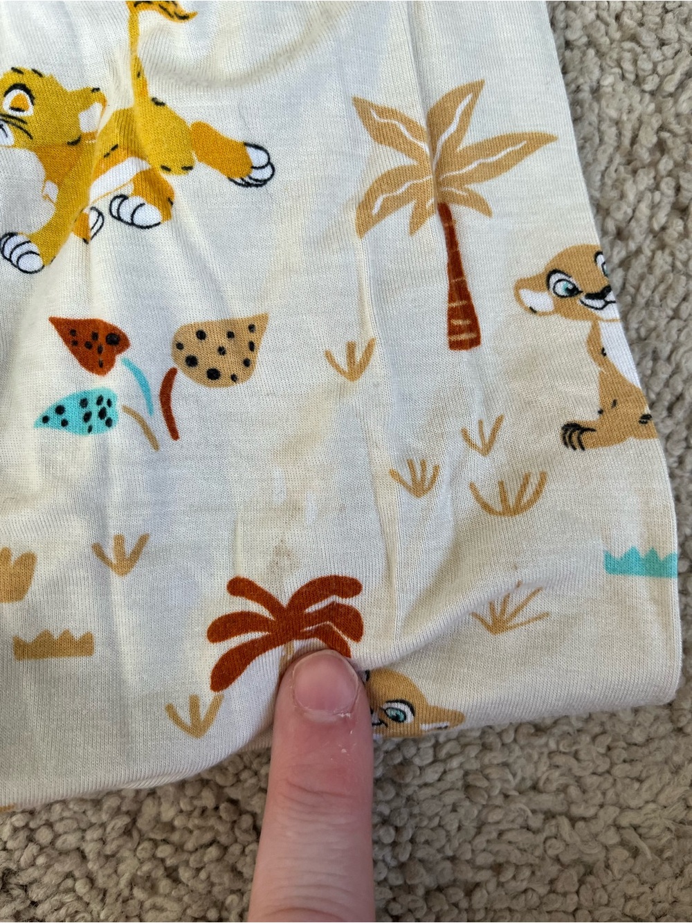 Little Sleepies Kids Lion King Pajama Set - Picture 3 of 3